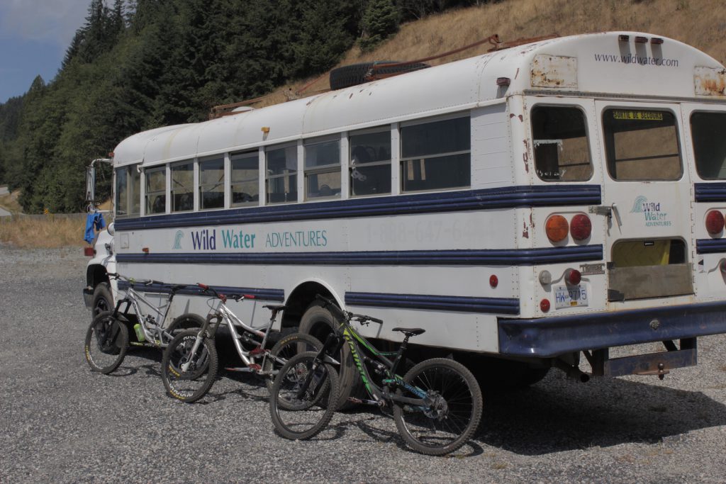 Bus School Bus Canada Bike Trip