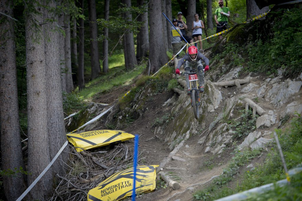 Downhill Cup Innsbruck Nordkette Singletrail Benedikt Purner