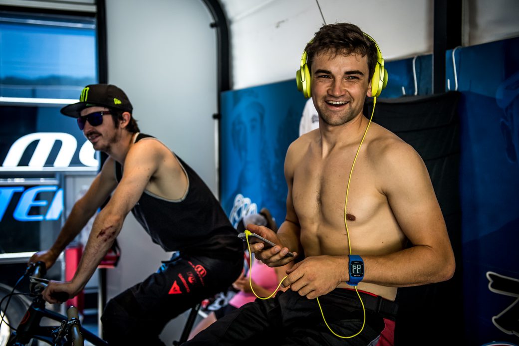 Markus Pekoll Downhill Weltcup Leogang Warm Up
